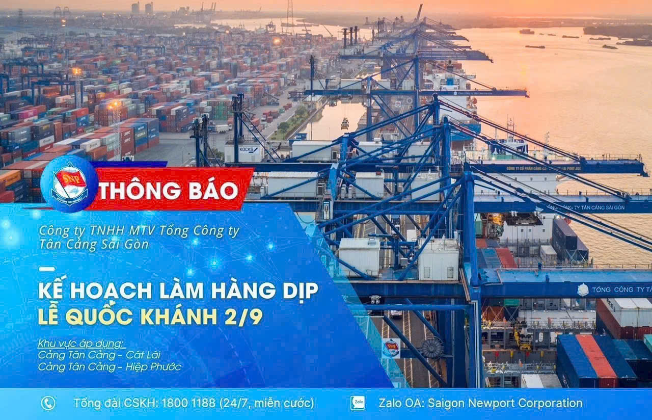 Kế hoạch làm hàng dịp lễ Quốc khánh tại Tân Cảng Sài Gòn